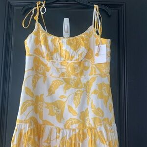 NWT Zimmermann Swim and resort yellow dress. US size 10